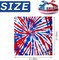 Patriotic Bandanas American Flag Bandana July 4th Headband Memorial Day Decorations Bandana for Women Men